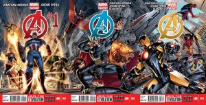 Avengers 1-3 hickman poster